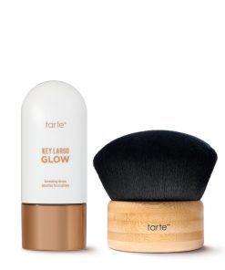 Key Largo GLOW body oil & kabuki body brush duo
